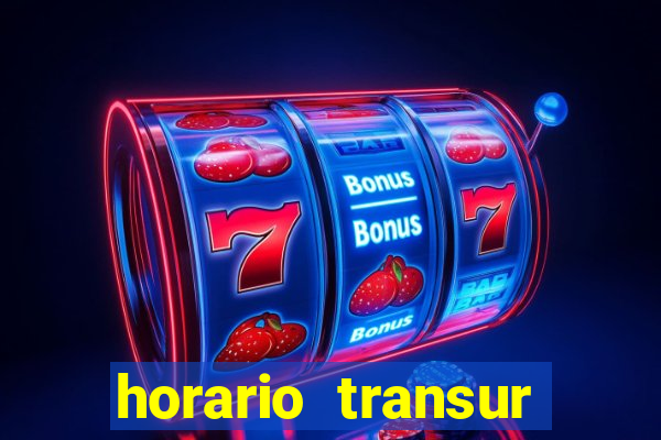 horario transur roleta santos dumont juiz de fora